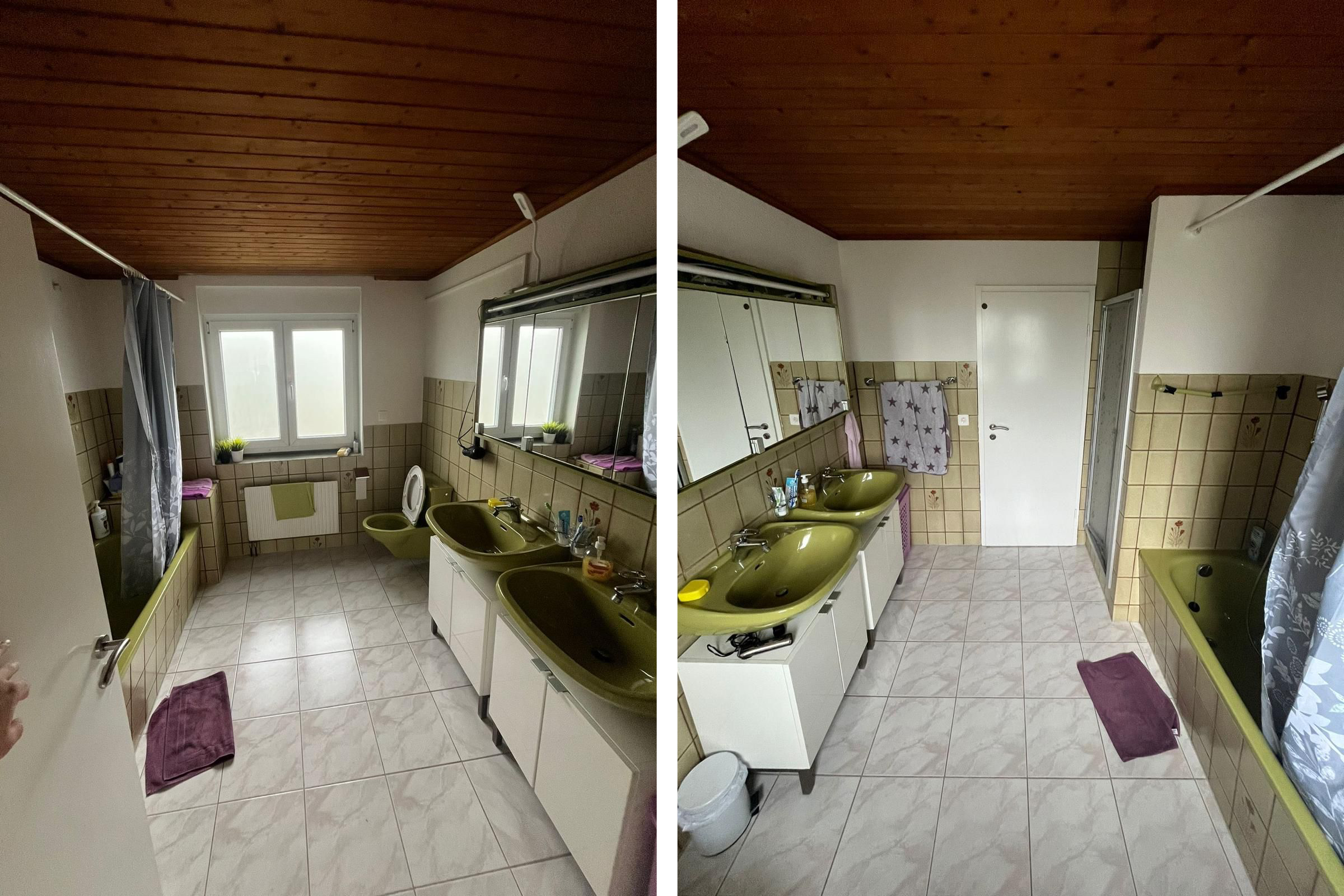 Modernes Badezimmer - Nachher